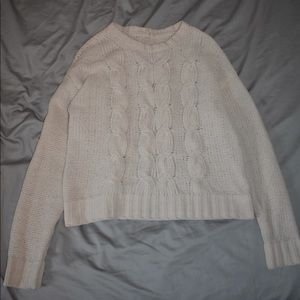 Soft white sweater